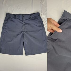 38 PEBBLE BEACH GOLF Lone Cypress stretch TECH FABRIC BLUE GRAY SHORTS